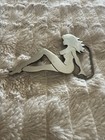 Sexy Mud Flap Girl Belt Buckle 2001 Great American Products Pewter Mudflap Biker