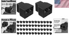 Rj12 6p6c Telephone Line Splitter 50-pack - Black