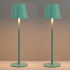 2 Pack Battery Table Lamps  Rechargeable Portable 5000mah Table Lamp  Led Green