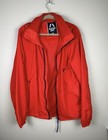 Superdry City Series Red Hooded Windbreaker Jacket Men s Size L