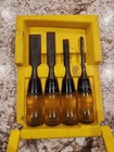 Vintage Stanley 16-600a Professional 4 Pc  Wood Chisel Set 1 4   - 1    Preowned