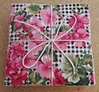 Lot Of  100  5  X 5   Fabric Squares For Quilting crafts   flower Power 