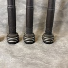 Vintage Antique Wooden 8    Thread Bobbins Spindle Spools Mill Farmhouse Set Of 5