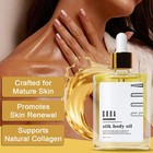 1 2pcs  Goda Silk Body Oil Silk Body Oil Goda Perfume Oil Bath   Shower Oil