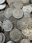 Partial Date Us Buffalo Nickel Lot Of 250 Mixed Date Coins Circulated