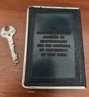 Rare New York Life Insurance Heavy Metal Bank With Key