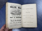 1874-75 Milwaukee Wi City Directory Book - Incredible Geneology History Ads