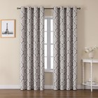 Full Blackout Curtains 63 Inches Long 2 Panels  Grommet Top Window Treatment    