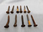 11 Old Vintage Railroad Date Numbered Nails  Various Dates 10 s - 40 s