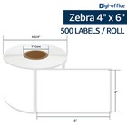 20 Rolls Compatible For Zebra   Rollo Printers 4 x 6  Shipping Labels 500 roll