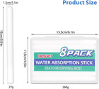 8 Packs Diatom Drying Rod Stick For Toys diatomite Drying Sticks 