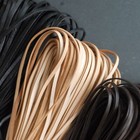 Flat Cow Real Leather Finding Cord String Lace Rope  Natural   Black   Coffee