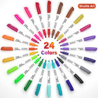 24-color Fine Point Permanent Marker Set For All Surfaces - Doodle   Color 