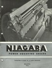 Vintage 1940s Niagara Power Squaring Shears Brochure  Capacity  Pictures specs