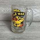 Vintage 1982 Pac Man   Ghosts Arcade Game Glass Mug Cup Beer Stein Bally Midway