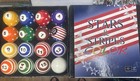 Stars   Stripes Regulation Pool Balls Set For Billiard Table - America 250 