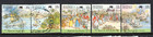 1987 Australia Bicentenary Rio De Janeiro Brazil Bulk Stamp Lot 25 Sets Of 5