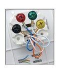 50 Pack - 1-port Quick Mount Rj11 6p4c Wall Hanging Telephone Phone Plate White