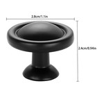 Cabinet Knobs Hardware Bedroom Kitchen Drawer Cupboard Handle Pulls Matte Black