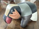 Reiner   s Originals Canada Moose Ottoman Genuine Leather Modern Patchwork Designs