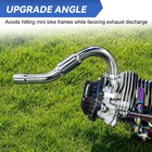 Exhaust Header Pipe For Predator 212cc 196cc Honda Gx160 Gx200 Go Kart Mini Bike
