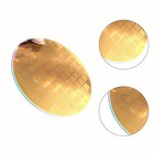 6in Silicon Wafer Cpu Chip Semiconductor Lithography Circuit  With Bracket Oqar