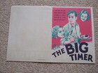 Original Movie Herald The Big Timer Ben Lyon Thelma Todd Pre-code Film 1932