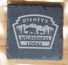 Disney s Wilderness Lodge Coasters Set Of 4 Slate stone Coasters With Candy