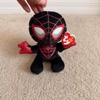 Ty Beanie Babies Marvel Miles Morales Spider-man Plush Black Red 7 Inch Nwt