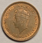 1940 Ceylon Copper Half Cent Coin High Grade George Vi King Ruler 1 2c B