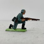 Vintage Britains Ltd Deetail Toy Soldiers 5pc Set Metal Base Made In England