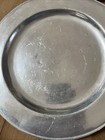 4 Old Wilton Armetale Vintage 10 3 4   dinner Rimmed Pewter Plates