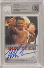 Mike Tyson Signed Leaf Trading Card  semt4 Beckett Bas Authentic