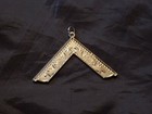 Masonic Worshipful Master Jewel 3  Silver Plated  Fraternity Freemason New 