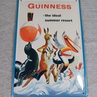 Vintage 1997 Guinness Beer Advertising Metal Sign The Ideal Summer Resort