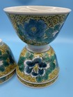 Set Of 5 Japanese Kutani Waretea Bowls cups Hand Painted Katana-yaki  Yoshidaya