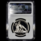 2020 1 Oz Palladium Coin     Ngc Pf-70     Libertas Americana Medal 1776 Fdoi Paris