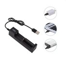 Universal 26650 14500 Li-ion Battery Usb Charger 3 7v Single Slot