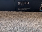 Nicgiga 26-port Ethernet Switch Fs2420gp 24-port Poe  2 Uplink 320w Rackmount 