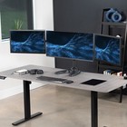 Vivo Triple Monitor Desk Stand Mount Freestanding Adjustable 3 Screens Up To 32 