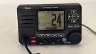 Icom Ic-m506 Vhf Marine Radio W  Front Attached Hm-205rb Mic  used 