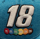 Kyle Busch M m s New Era 39thirty Hat Nascar Blue gray Fitted M l Cap Ships Free