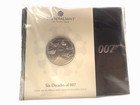 2024 James Bond 007 Six Decades Final Coin Uk   5 Bu Coin - Royal Mint Nip Gift