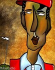 Abstract Giclee Modern Home Decor Pop Golf Portrait Canvas Wall Art Fidostudio