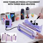 15 x15  5 In 1 Heat Press Machine T-shirt Sublimation Printing With 30oz Tumbler