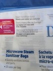  Dr  Brown s Microwave Steam Sterilizer Bags For Baby Bottles hosp Grade Set 10