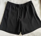 M s Collection Ladies Elasticated Waist Black Smart Crepe Shorts Size 16r -bnwot