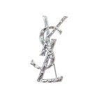 For Ysl Brooch Classic Gold silver Brooch Versatile Temperament Accessories