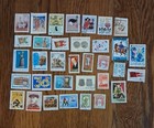 34 Vintage Hungary Magyar Posta And Other Misc Stamps Clean Used  No Hinges