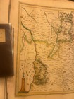Antique Hand Colored Map La Beauce France C 17th Century Blaeu Atlas